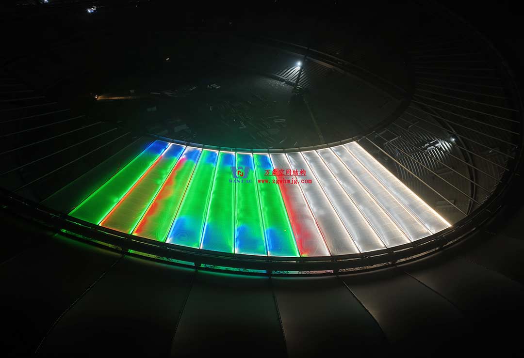 太湖之畔，華燈初上|無錫奧體中心施工加速